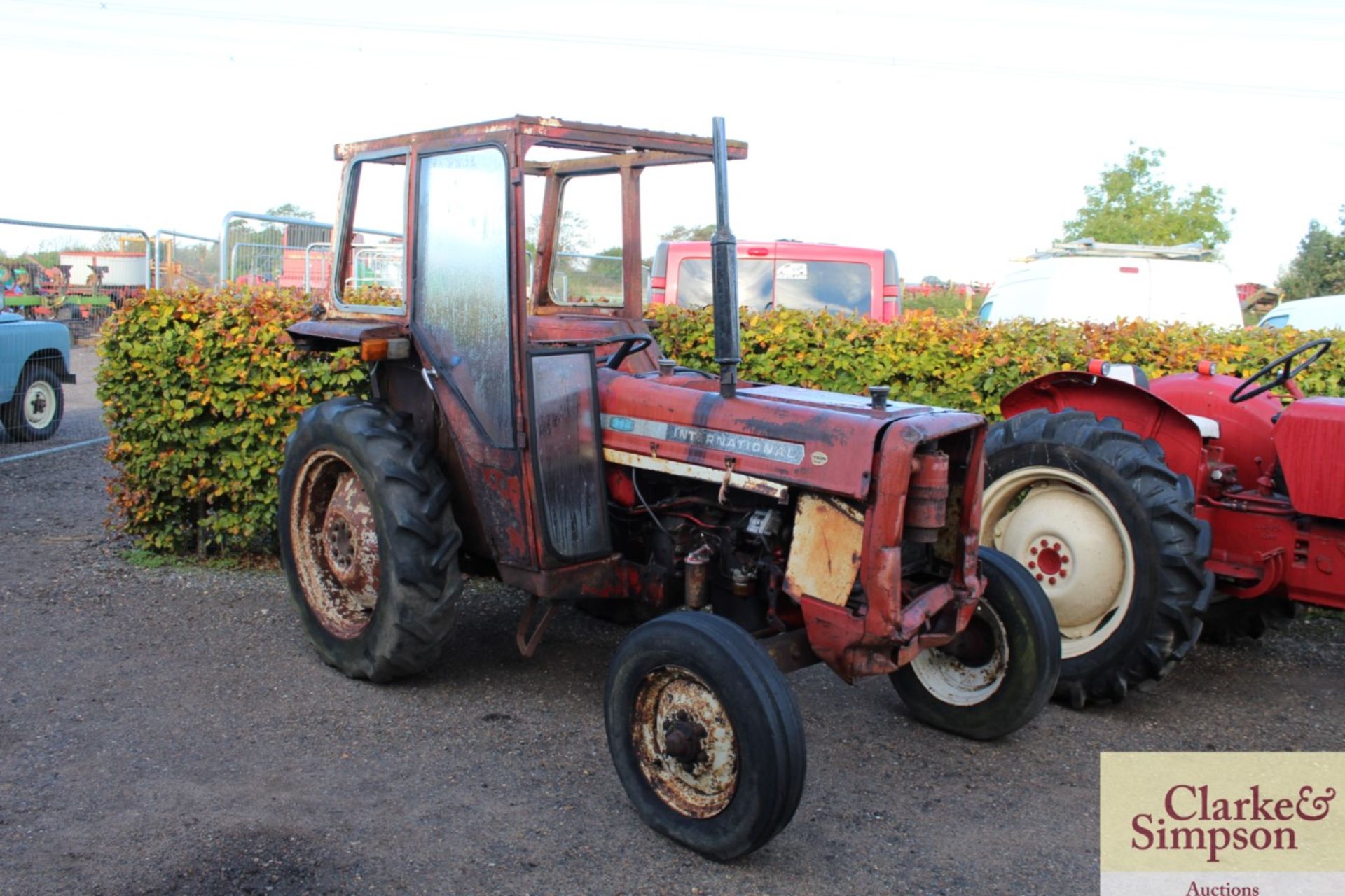 International 434 2WD tractor. Registration YJL 106L. Date of first registration 01/1973.