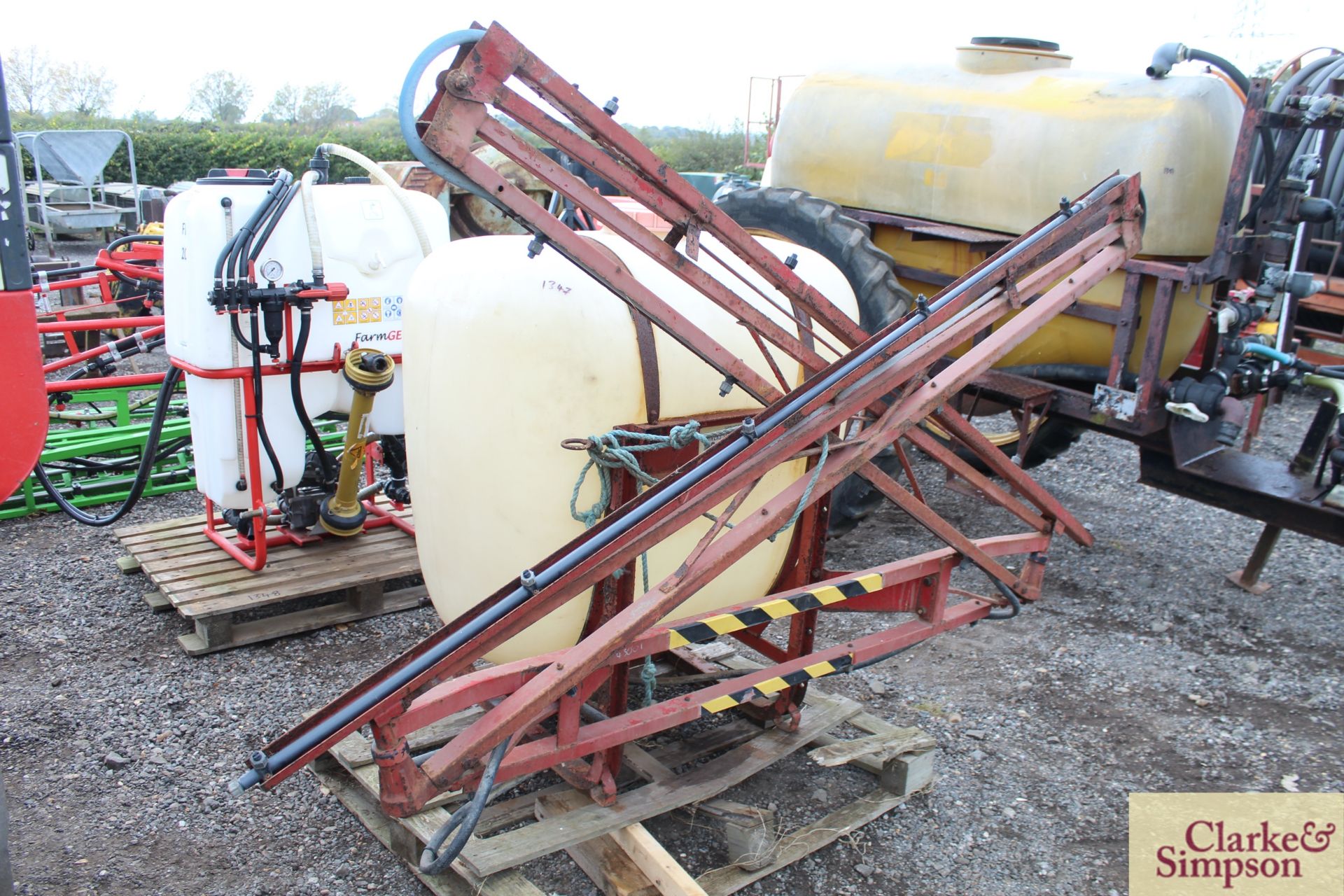 Evers & Wall linkage mounted sprayer. - Image 3 of 6