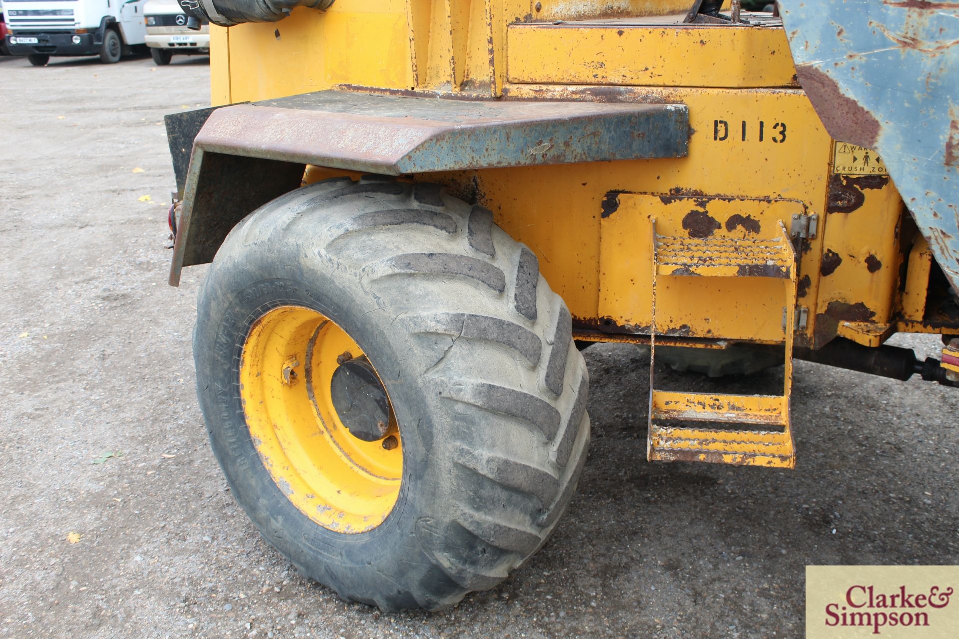 Barford 10T 4WD dumper. 2006. Serial number SK10250SYJT1130. 500/60R25 wheels and tyres. V - Image 11 of 26