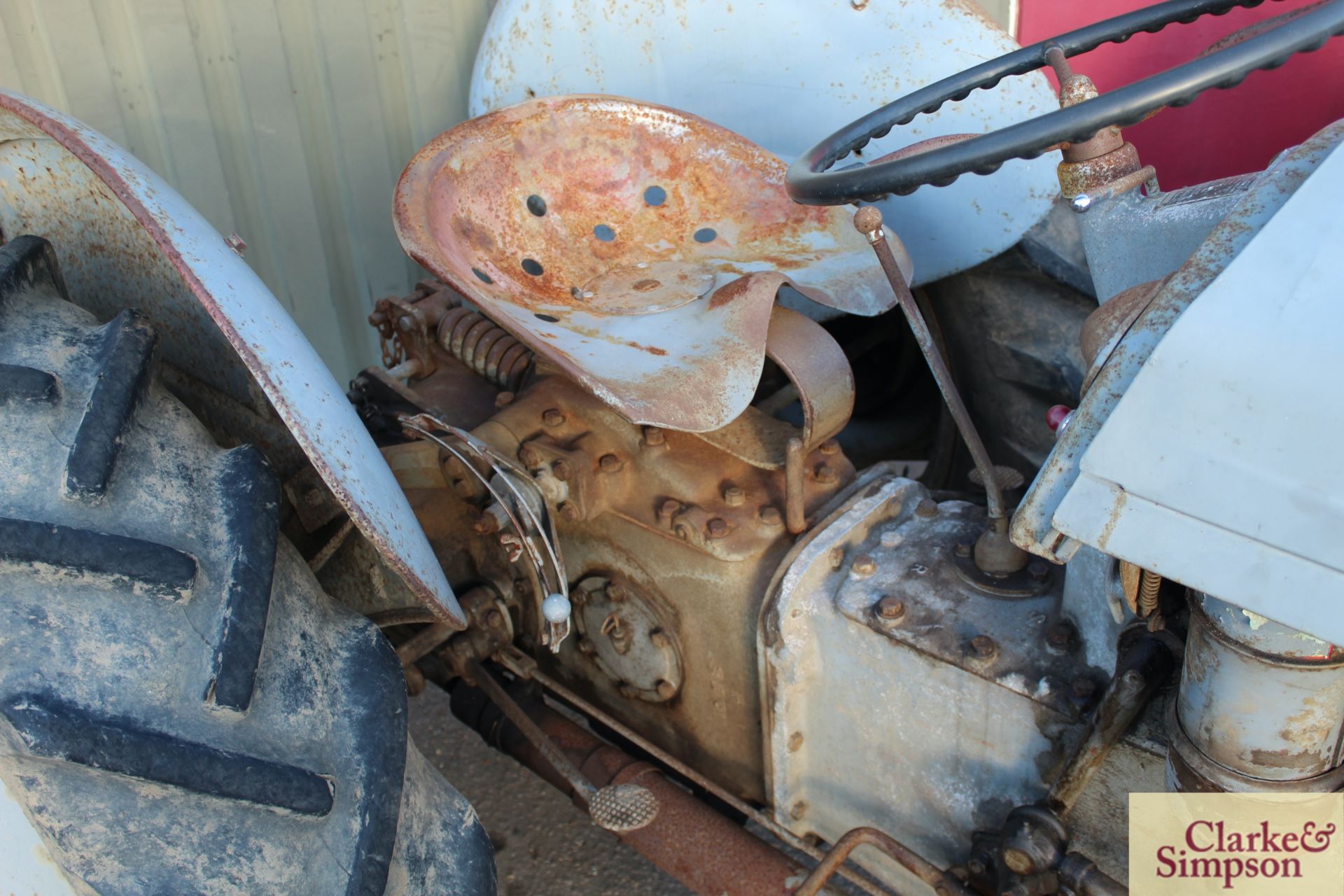 Ferguson TED 20 Petrol/TVO 2WD tractor. Registration NBJ 178 (no paperwork). Serial number 286911. - Image 9 of 19