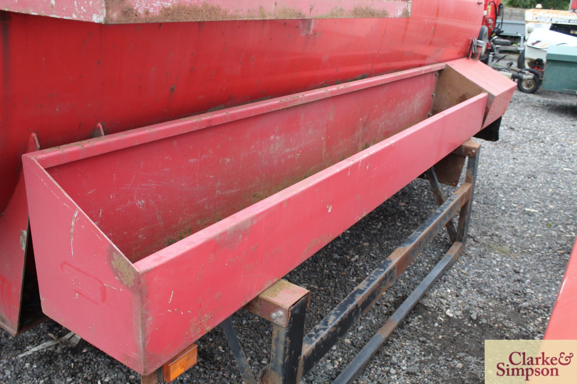 c. 2,000G steel water tank. Ex-lorry body. V - Image 8 of 12