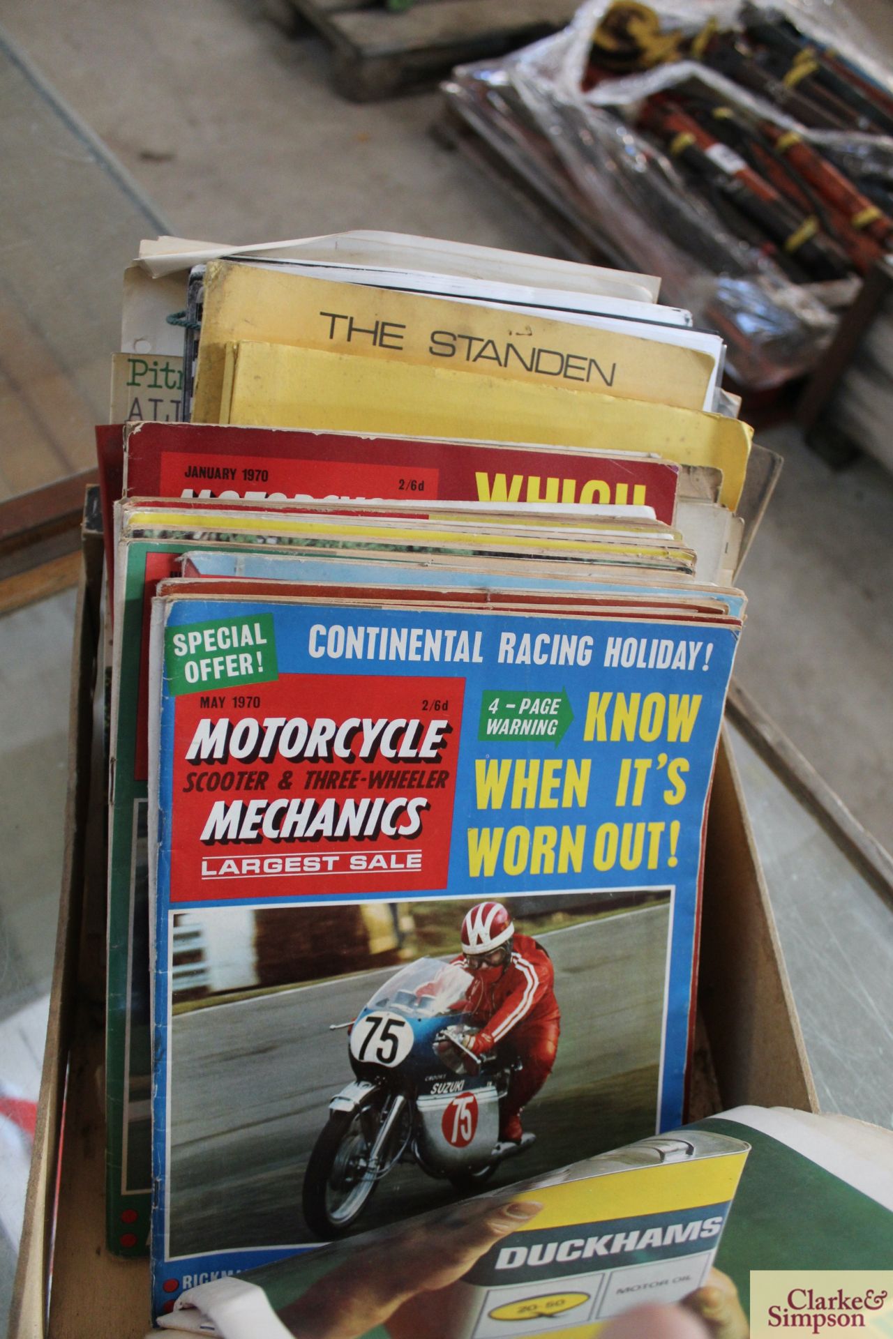 Box of vintage tractor/ implement manuals. - Image 3 of 4