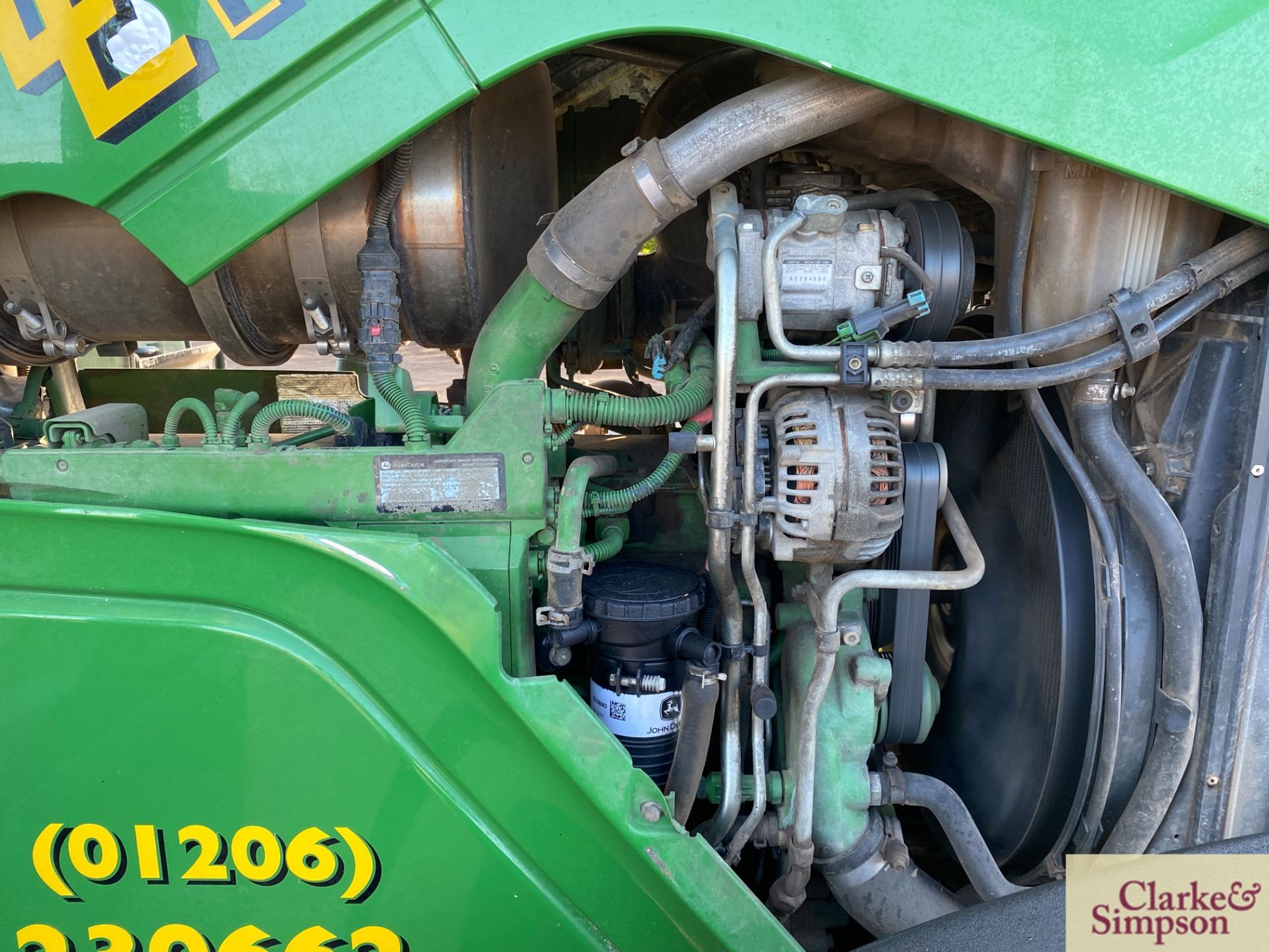 John Deere 6150R 4WD tractor. Registration AX15 VZF. Date of first registration 25/06/2015. 4,792 - Image 68 of 71