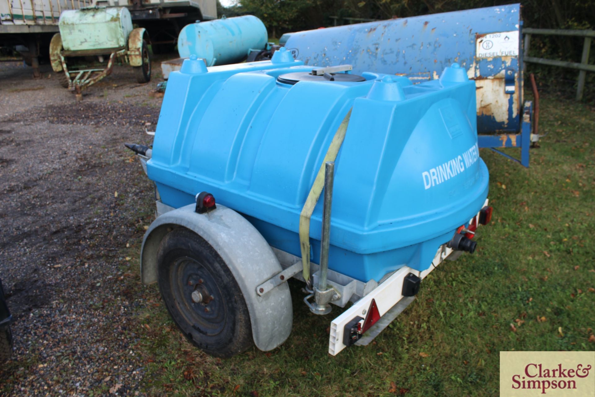 Mainway Engineering 1,135 single axle water bowser - Image 3 of 10