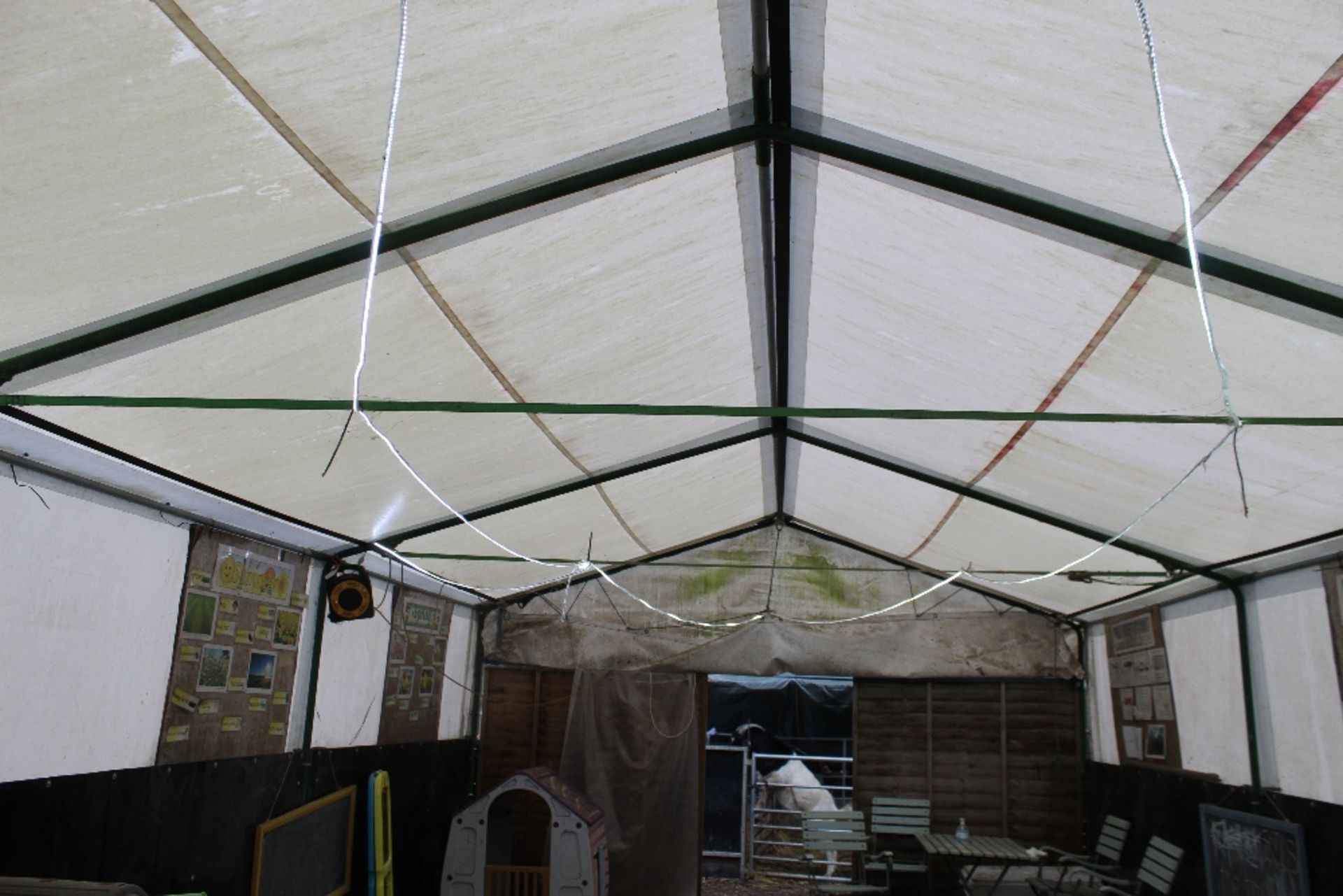 John Harvey Engineering 10m x 5m pig tent. 2.4m to - Image 3 of 4