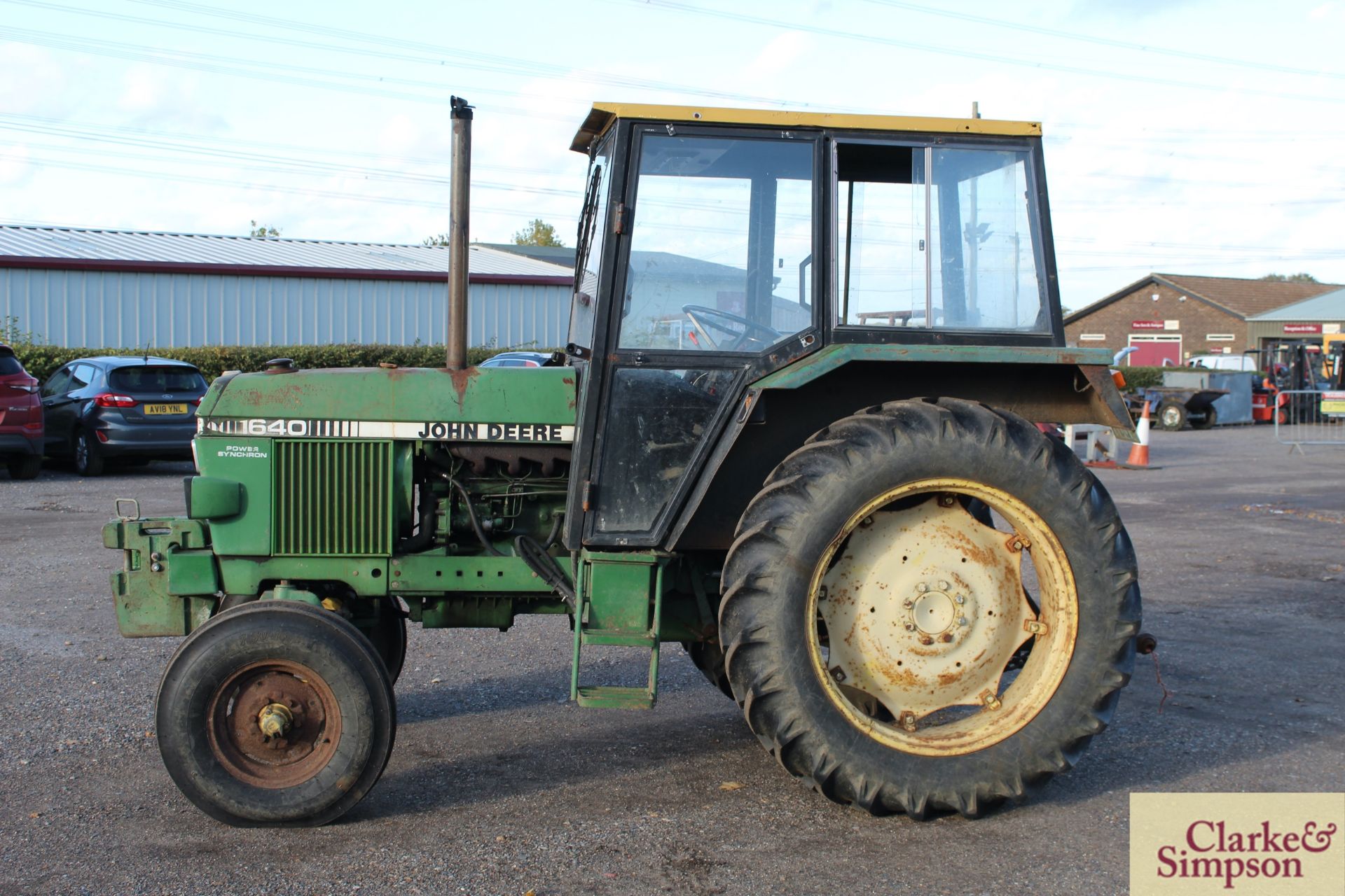 John Deere 1640 2WD tractor. Registration ETH 628V. 1980. 5,328 hours. 13.6R36 rear wheels and - Image 2 of 42