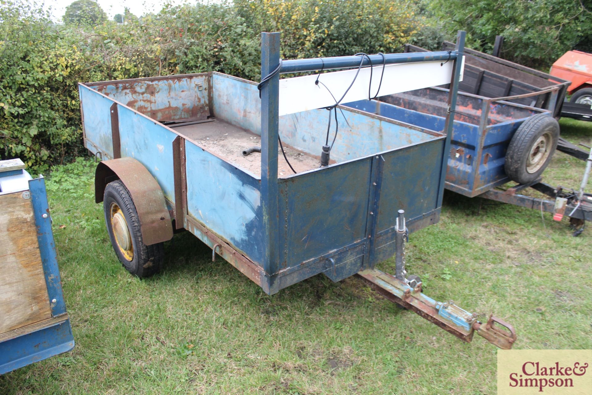 8ft x 4ft trailer.