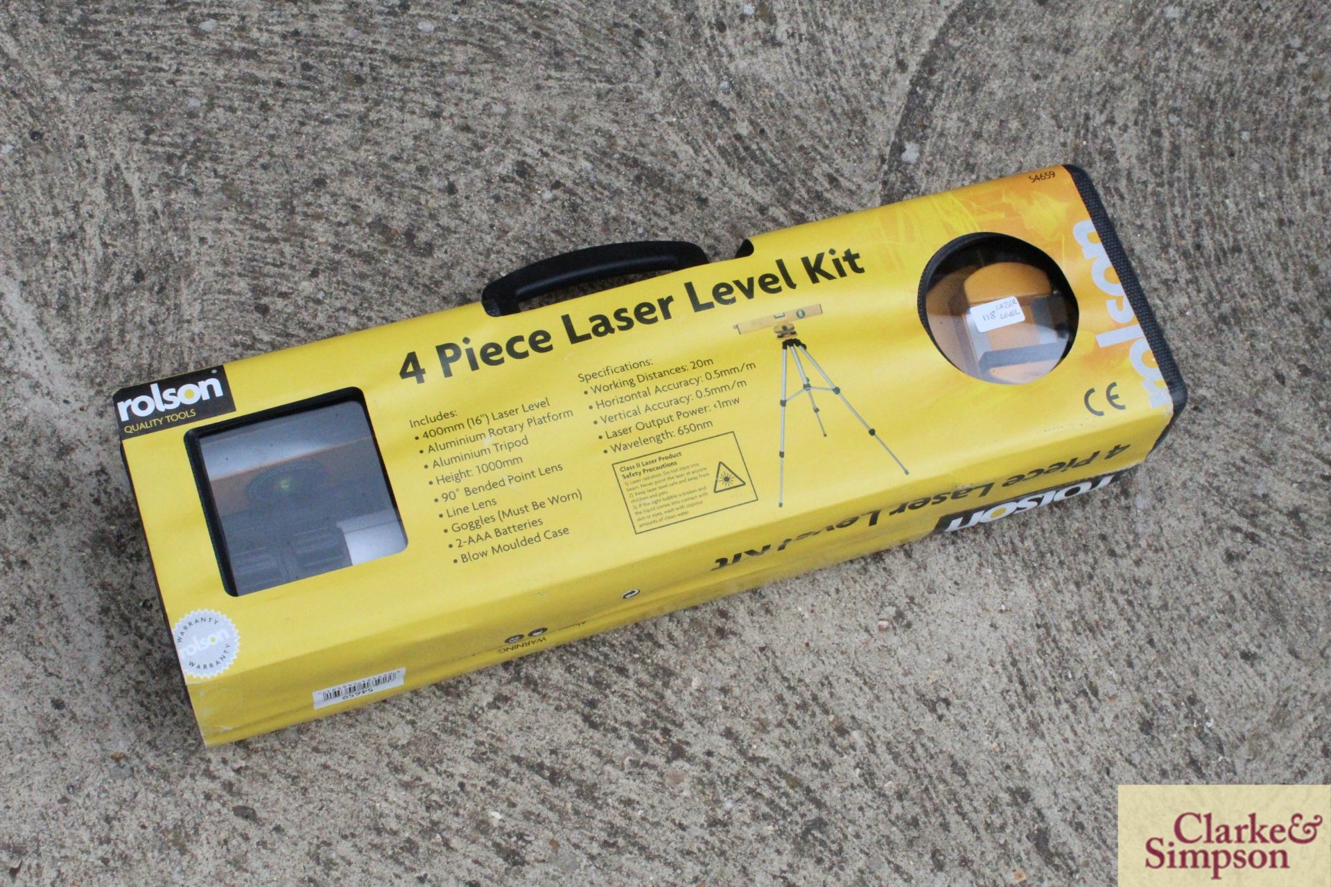 Laser level. V