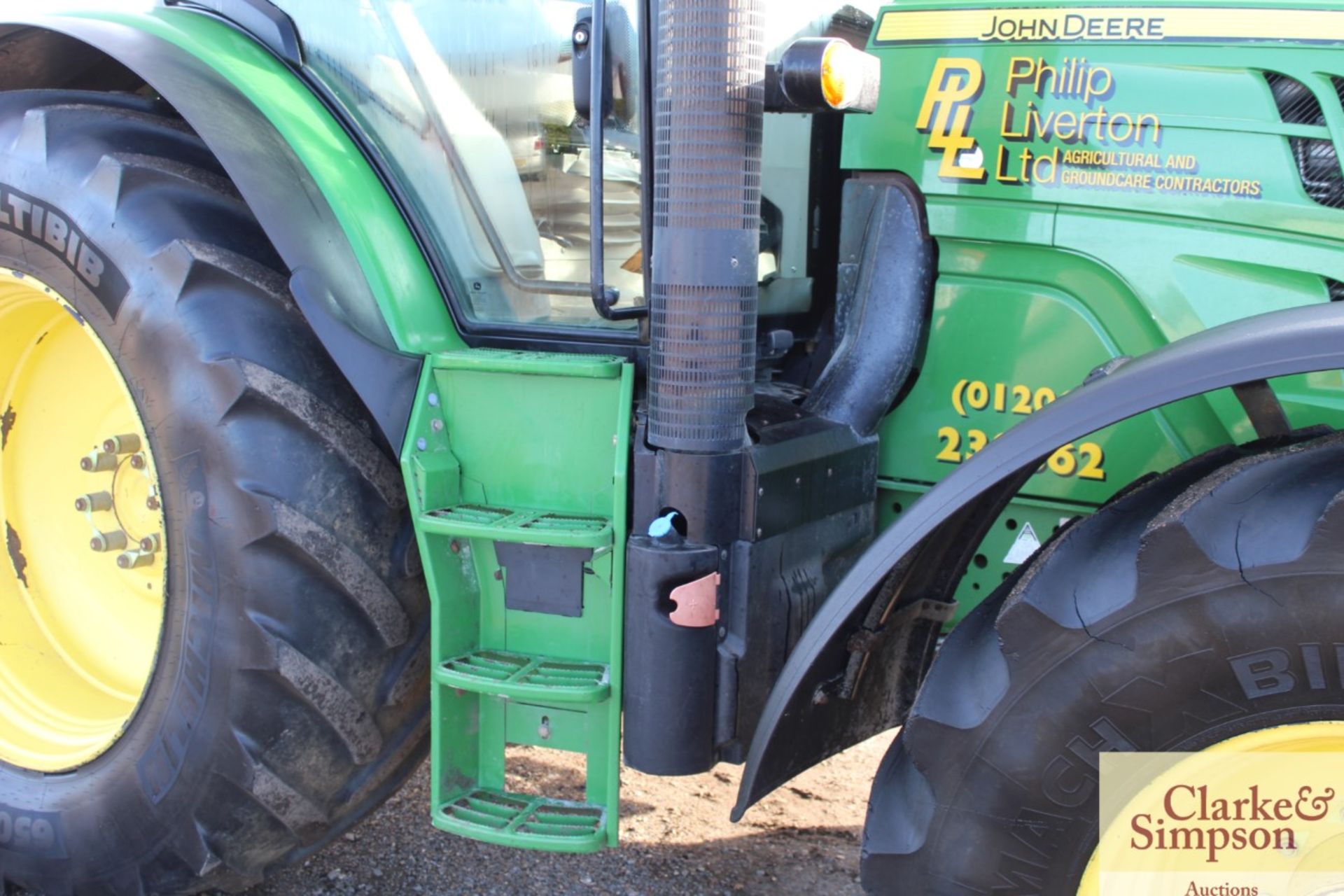 John Deere 6150R 4WD tractor. Registration AX15 VZF. Date of first registration 25/06/2015. 4,792 - Image 34 of 71