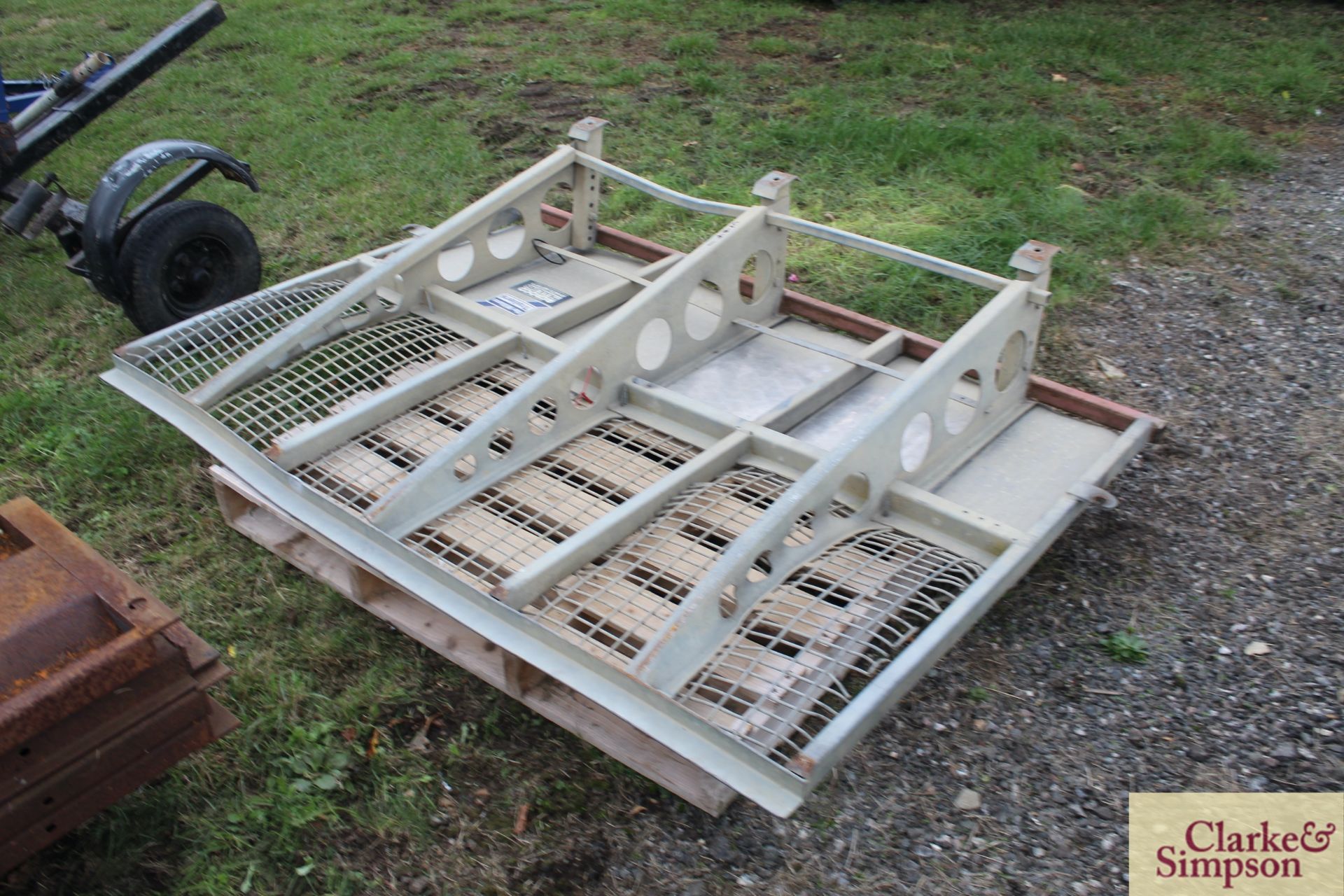 Ifor Williams plant trailer ramp. - Image 4 of 4