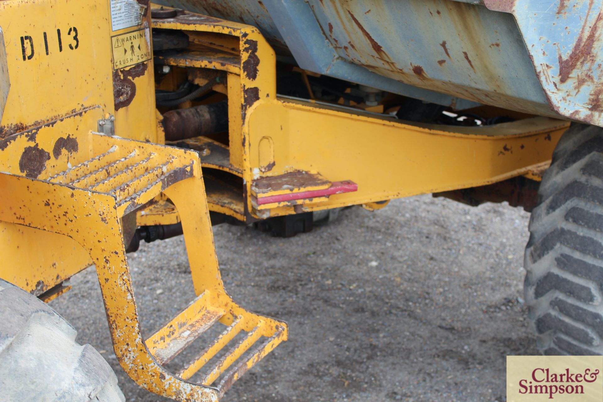 Barford 10T 4WD dumper. 2006. Serial number SK10250SYJT1130. 500/60R25 wheels and tyres. V - Image 14 of 26