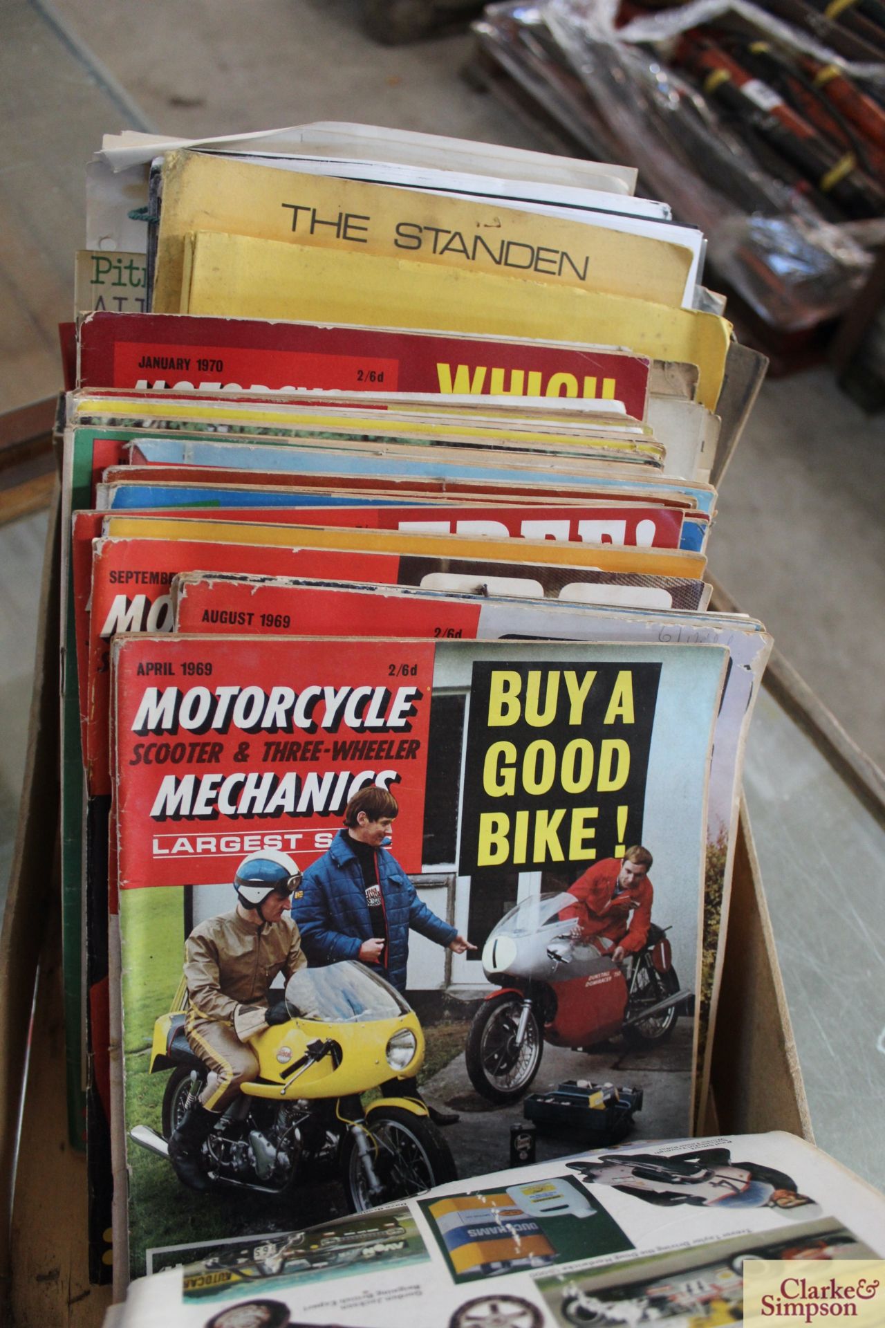 Box of vintage tractor/ implement manuals. - Image 2 of 4