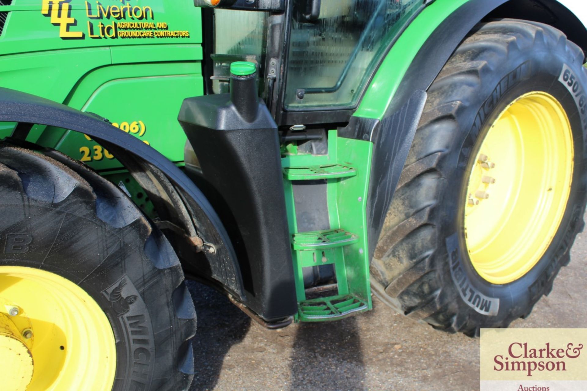 John Deere 6150R 4WD tractor. Registration AX15 VZF. Date of first registration 25/06/2015. 4,792 - Image 15 of 71