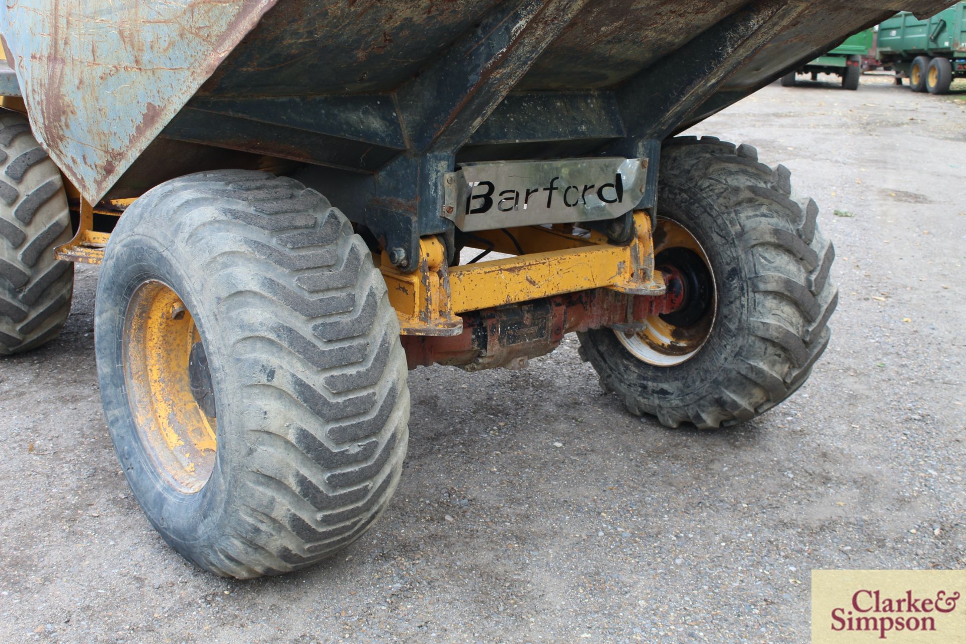 Barford 10T 4WD dumper. 2006. Serial number SK10250SYJT1130. 500/60R25 wheels and tyres. V - Image 9 of 26