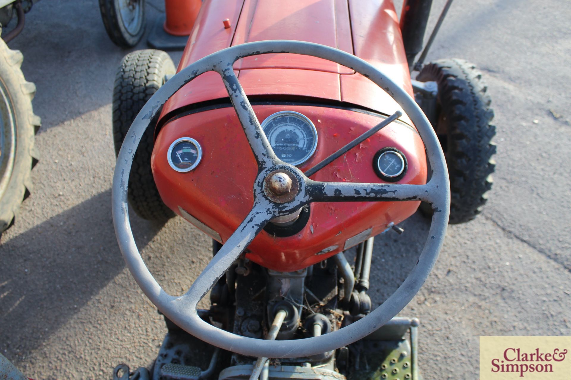 Massey Ferguson 35 23C 4cyl diesel 2WD tractor. Serial number SDM135235.1959. With dual clutch, pick - Image 21 of 23