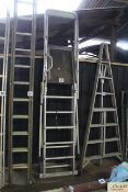 Zarges folding platform ladder.