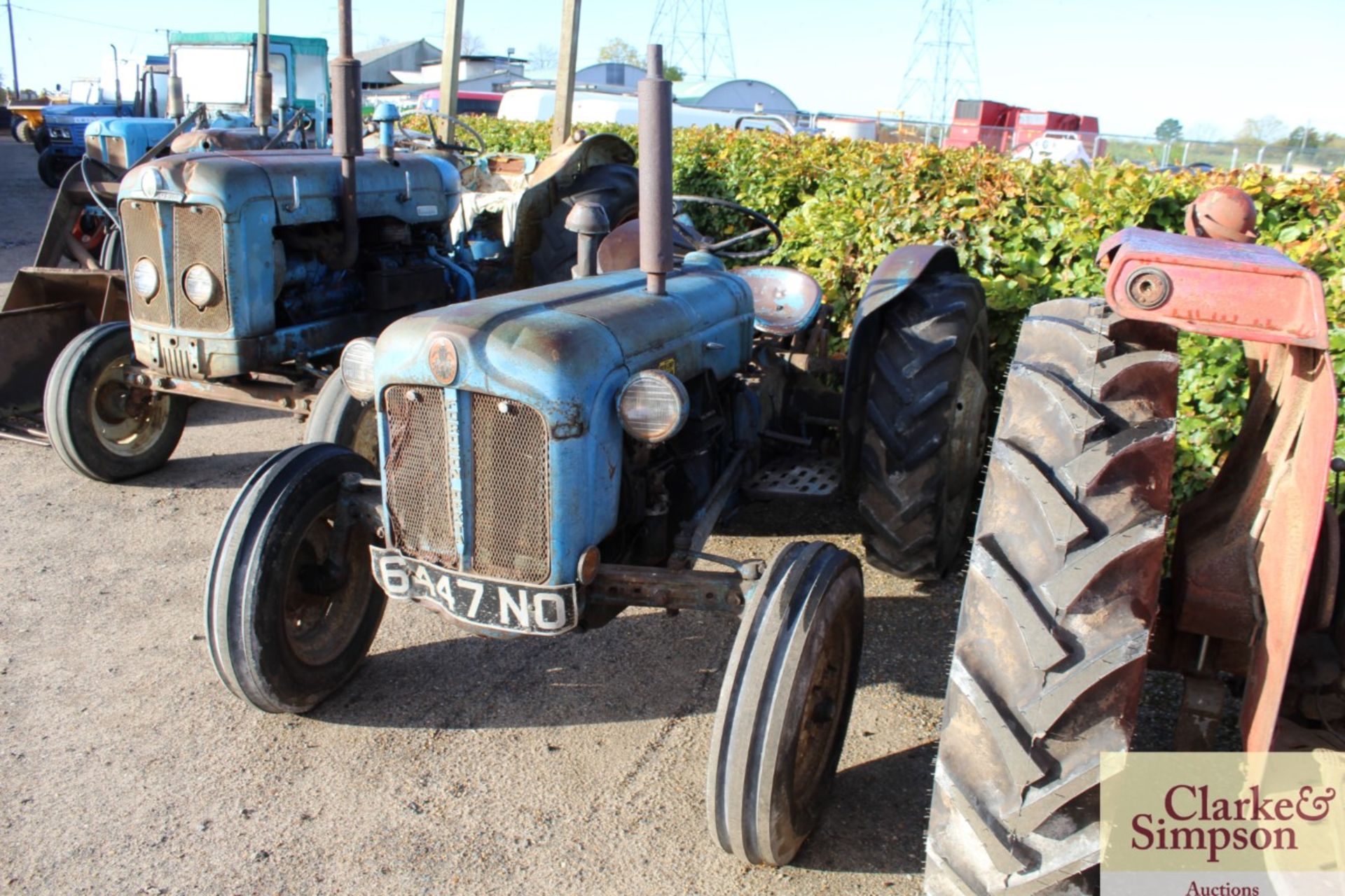 Fordson Dexta 2WD tractor. Serial number 10751. Registration 6447 NO. Date of first registration - Image 2 of 20
