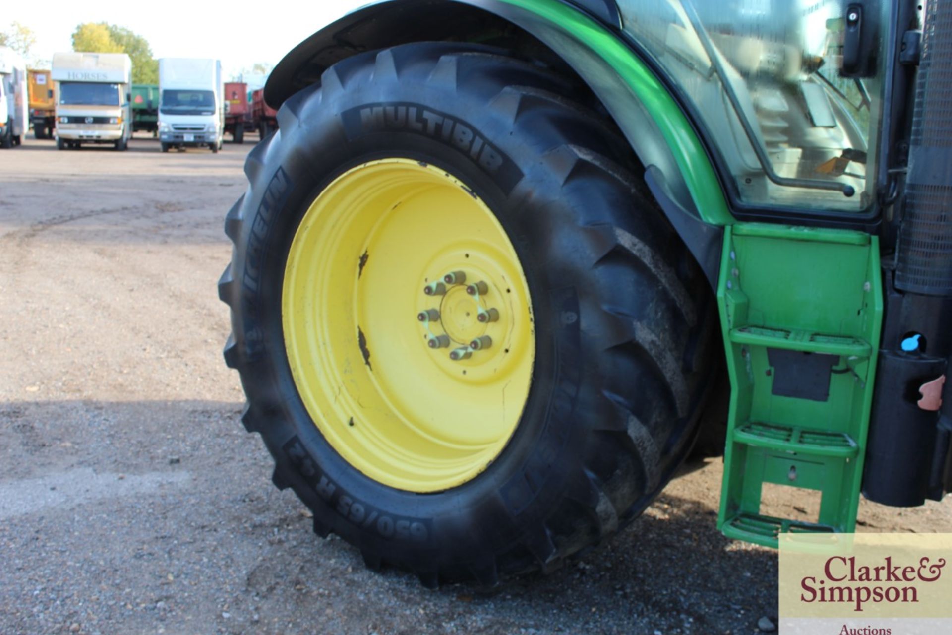 John Deere 6150R 4WD tractor. Registration AX15 VZF. Date of first registration 25/06/2015. 4,792 - Image 31 of 71