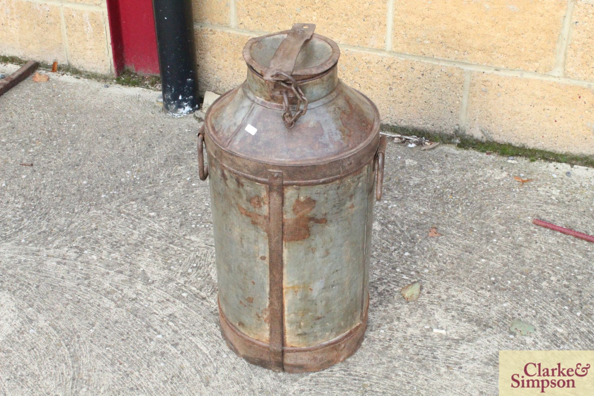 Tall milk churn. V