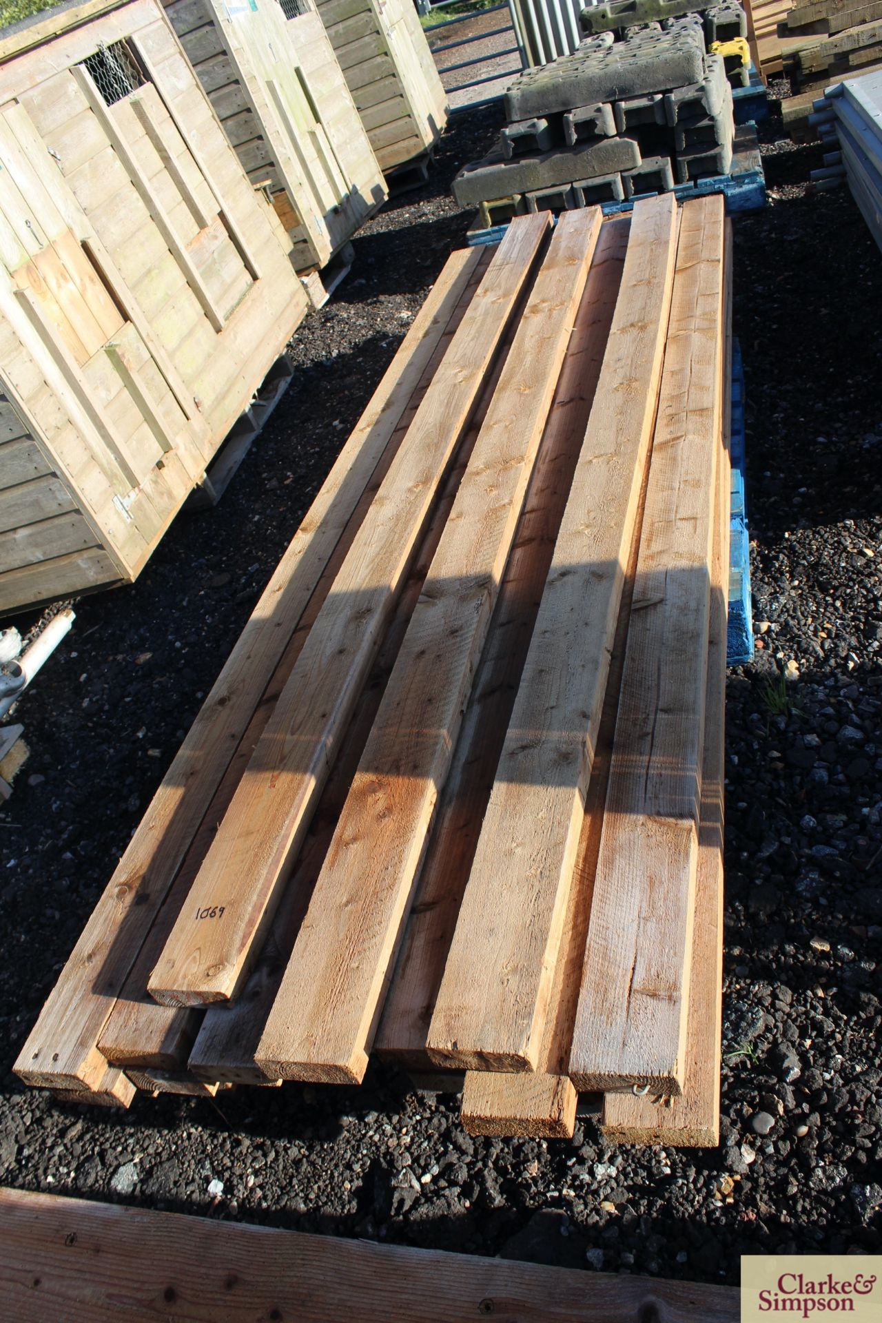 24x 10ft 5inx2in second-hand timber. V