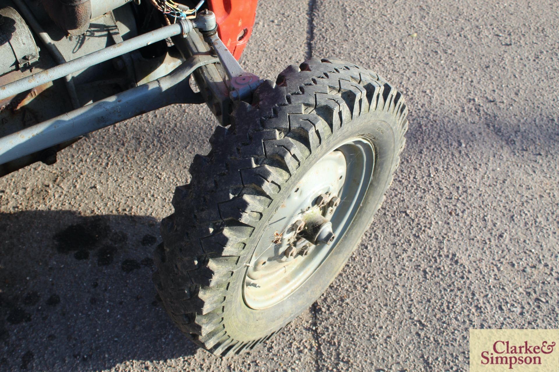 Massey Ferguson 35 23C 4cyl diesel 2WD tractor. Serial number SDM135235.1959. With dual clutch, pick - Image 15 of 23