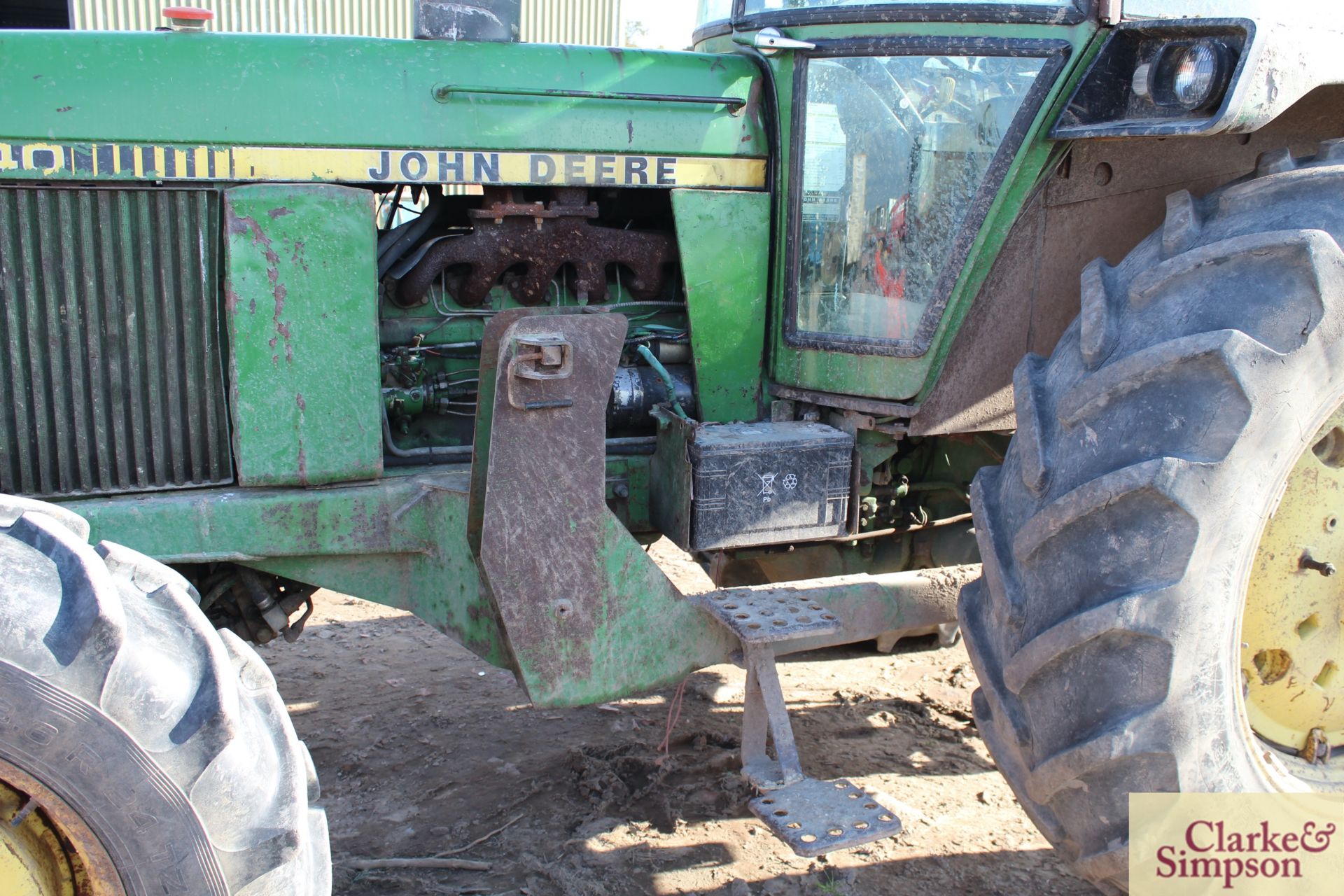 John Deere 4040 4WD tractor. Registration VJO 265T - Image 10 of 35