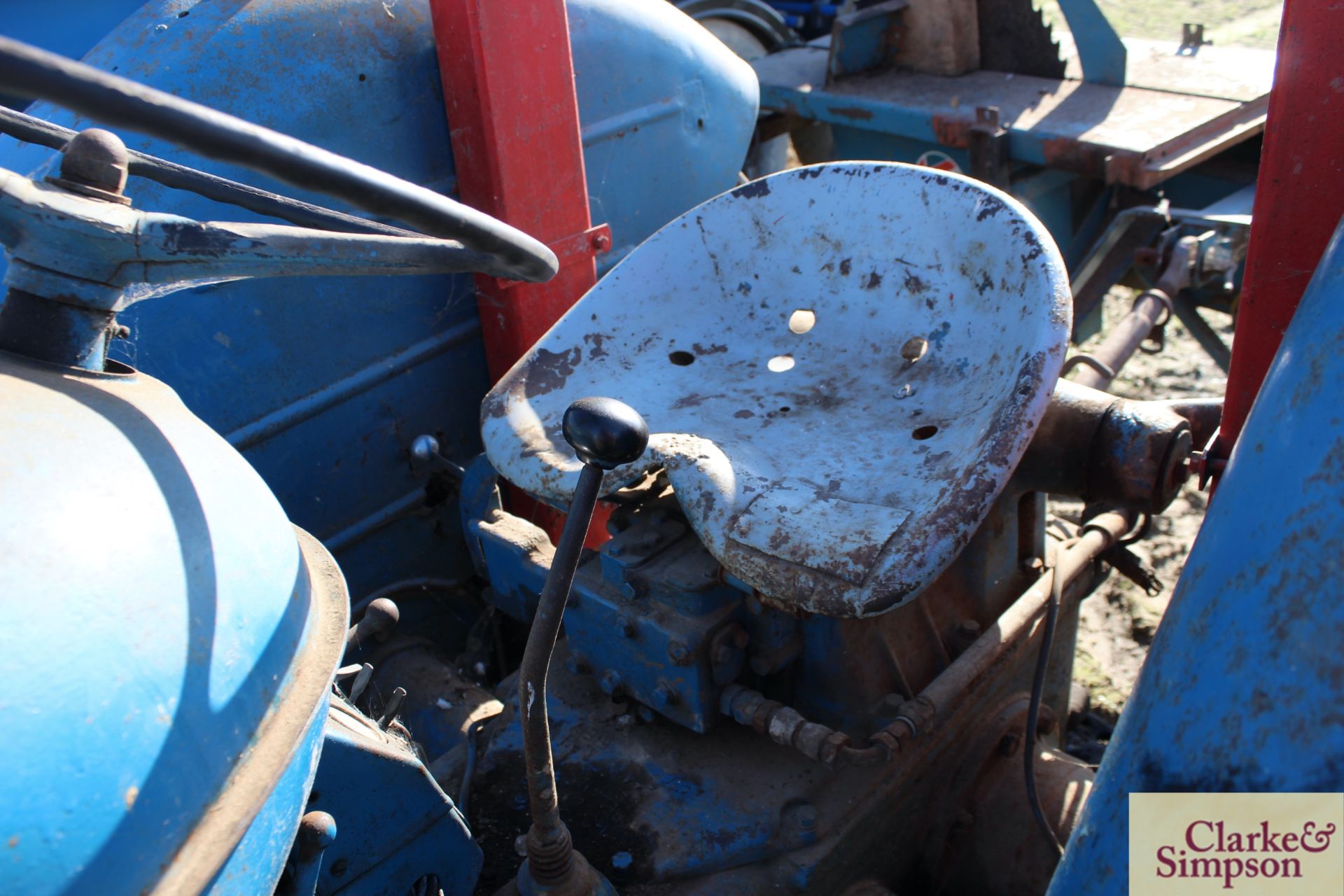 Fordson Super Major 6-cylinder 2WD tractor. 12.4/11-36 rear wheels and tyres. V [Located Lakenheath, - Image 15 of 16