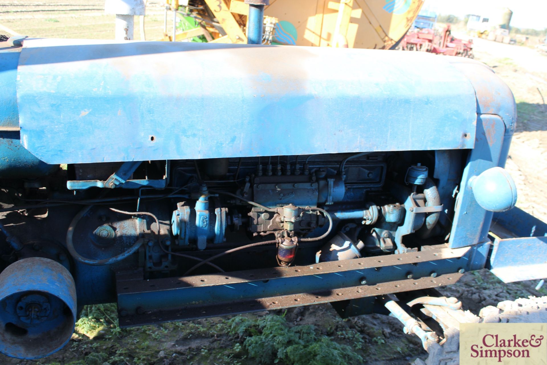 Fordson Super Major 6-cylinder 2WD tractor. 12.4/11-36 rear wheels and tyres. V [Located Lakenheath, - Image 6 of 16