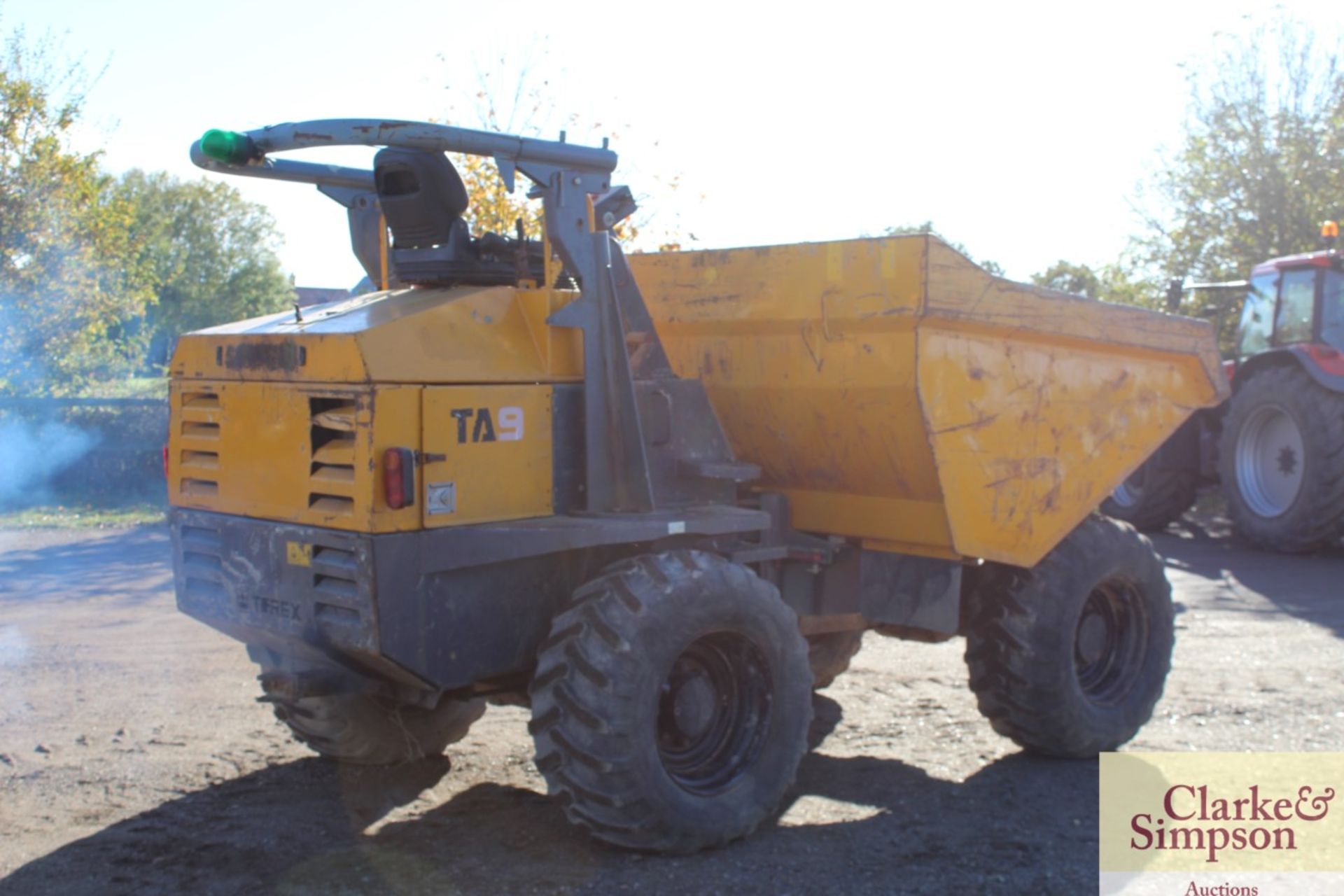 Terex TA9 9T 4WD dumper. 2011. Serial number SLBD1NP0EB5MV2514.500/60-22.5 wheels and tyres. V - Image 4 of 27