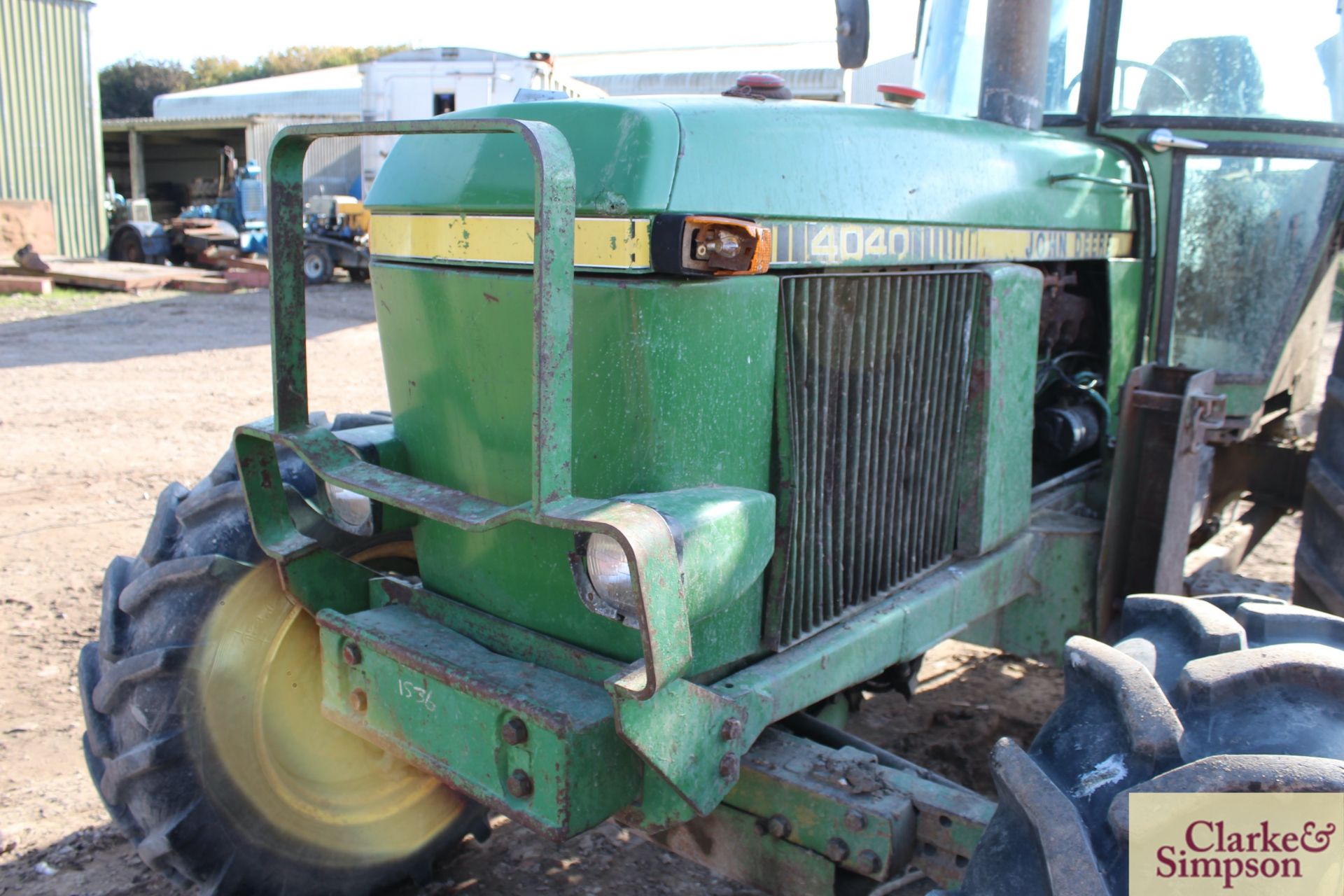 John Deere 4040 4WD tractor. Registration VJO 265T - Image 7 of 35