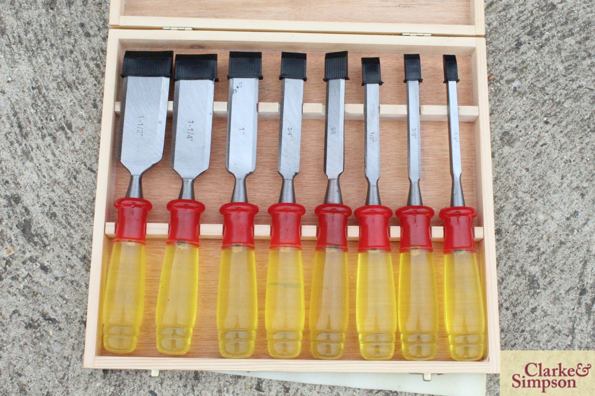 Professional chisel set. V - Image 2 of 2