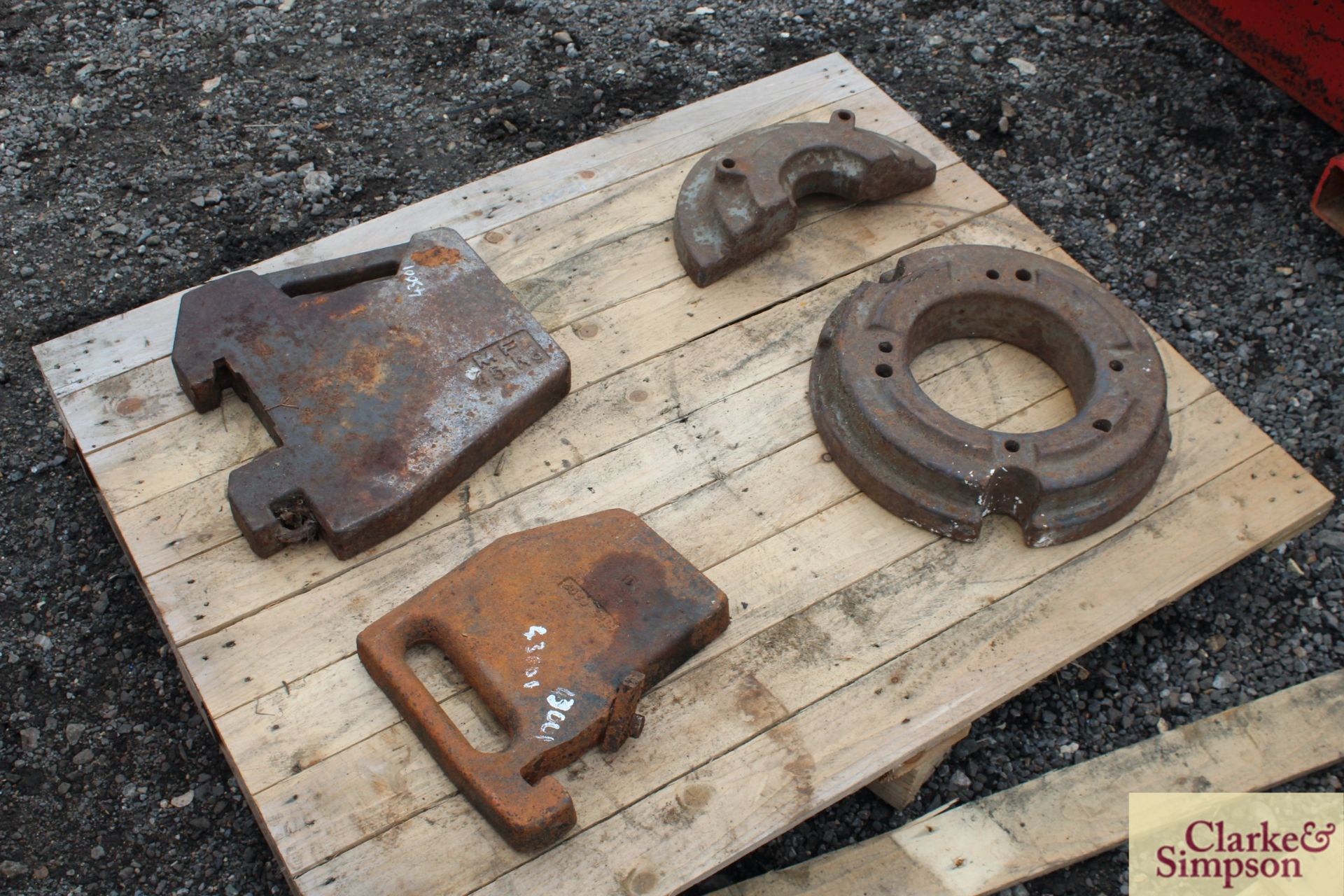 Various tractor weights. - Image 3 of 4