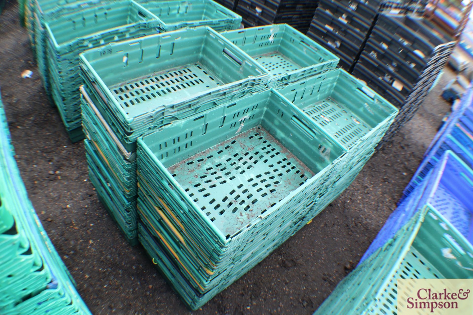 50x vegetable/ produce stacking crates.