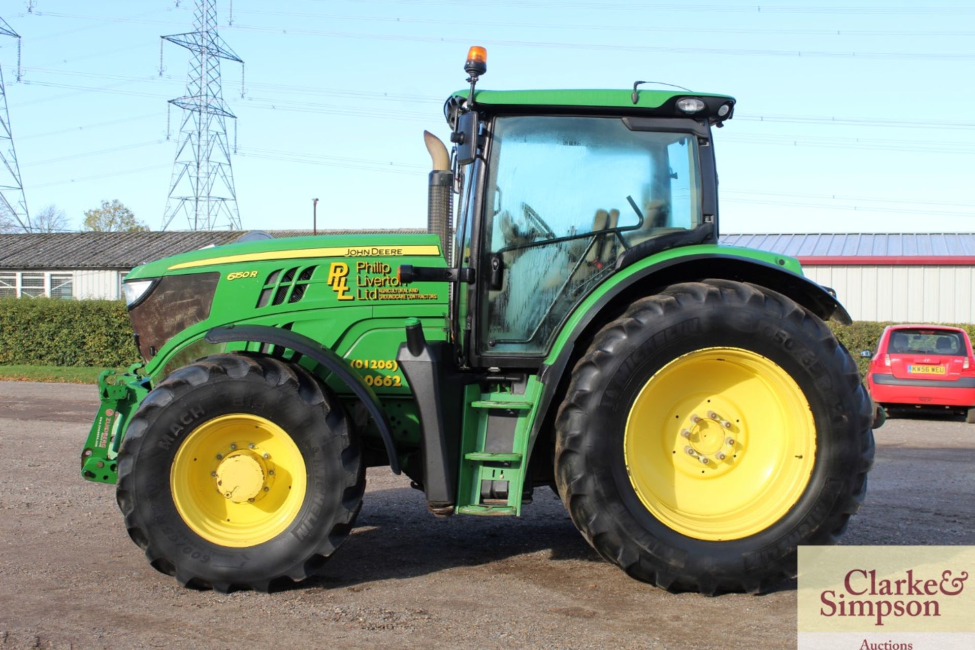 John Deere 6150R 4WD tractor. Registration AX15 VZF. Date of first registration 25/06/2015. 4,792 - Image 2 of 71