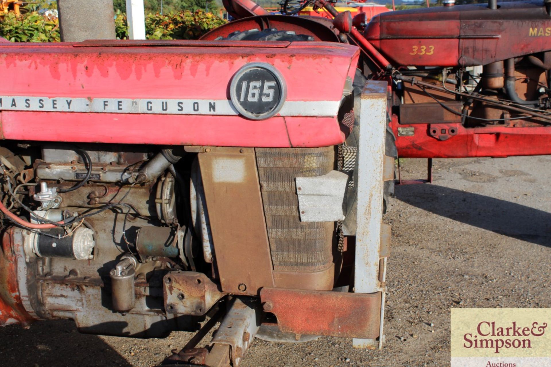 Massey Ferguson 165 2WD tractor. Serial number 545938. Registration WWC 107F. Date of first - Image 10 of 23
