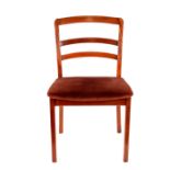 A pair of G-plan ladder back dining chairs