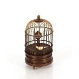 A bird cage style clock