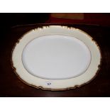 A Spode "Copelands" china meat plate, having shape