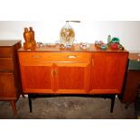 A teak G-plan design sideboard, fitted single long