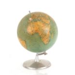 A large French mid-20th Century globe