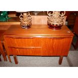 A teak G-plan design sideboard, fitted two drawers