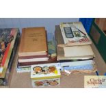 A quantity of various cookery books etc.
