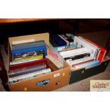 Two boxes of miscellaneous books including photogr