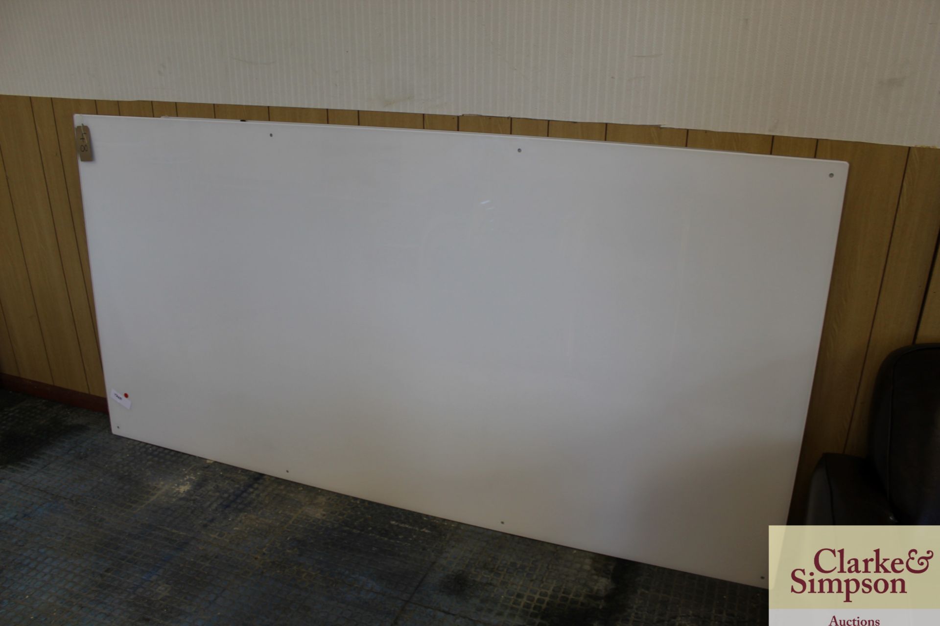 **CATALOGUE CHANGE**  2.4m x 1.2m magnetic whiteboard. - Image 2 of 2