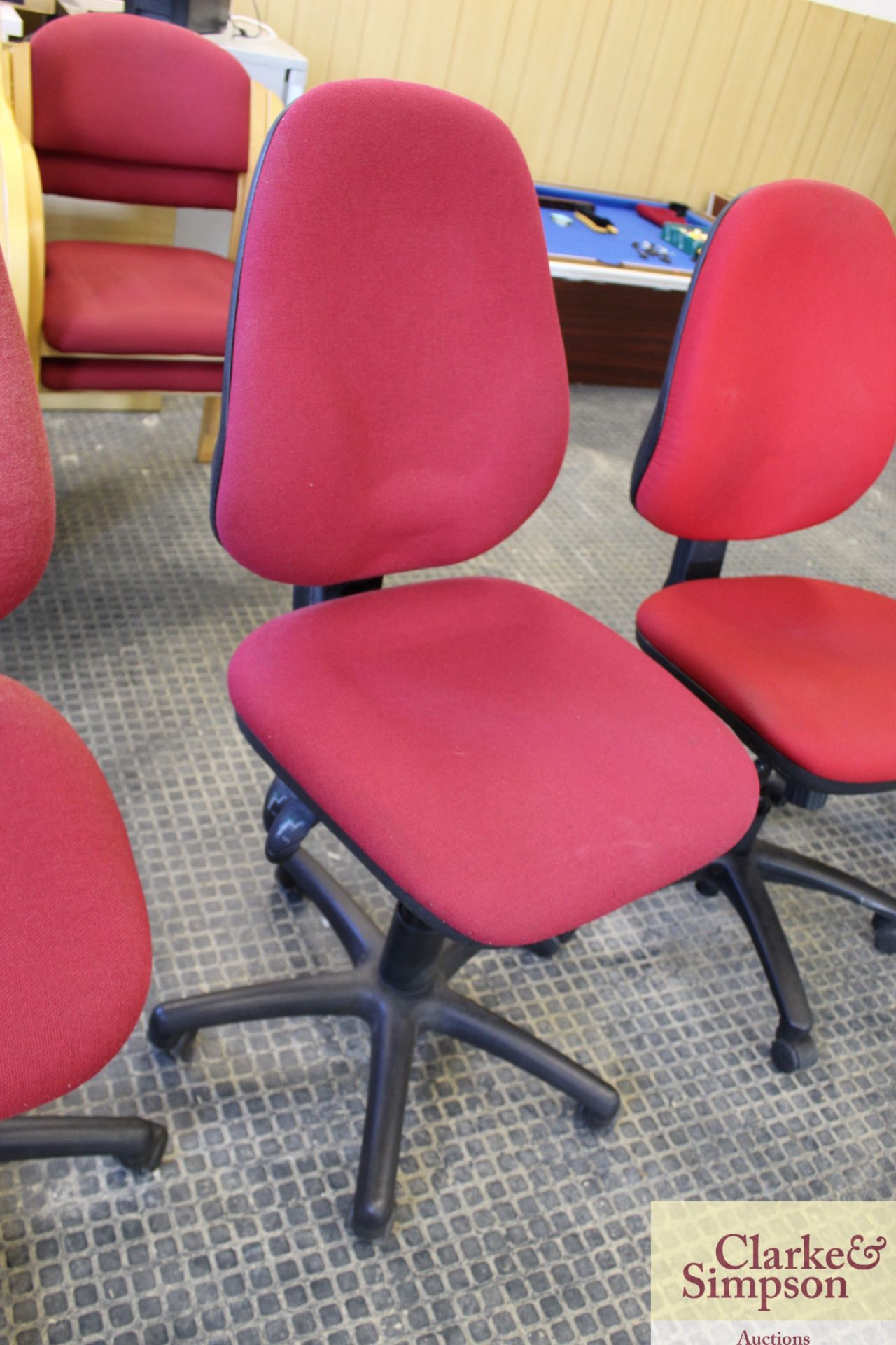 5x office chairs. - Image 3 of 6