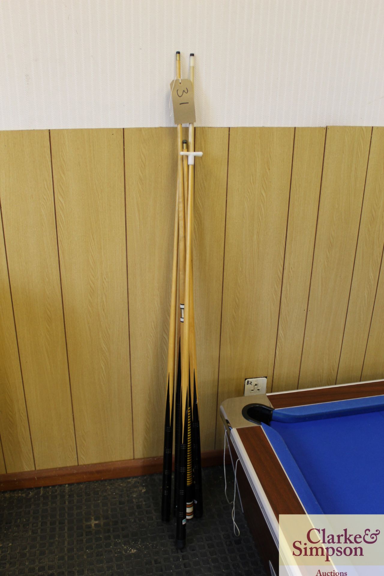 Supreme 6ft pool table, cues, balls, rack etc. - Image 9 of 9