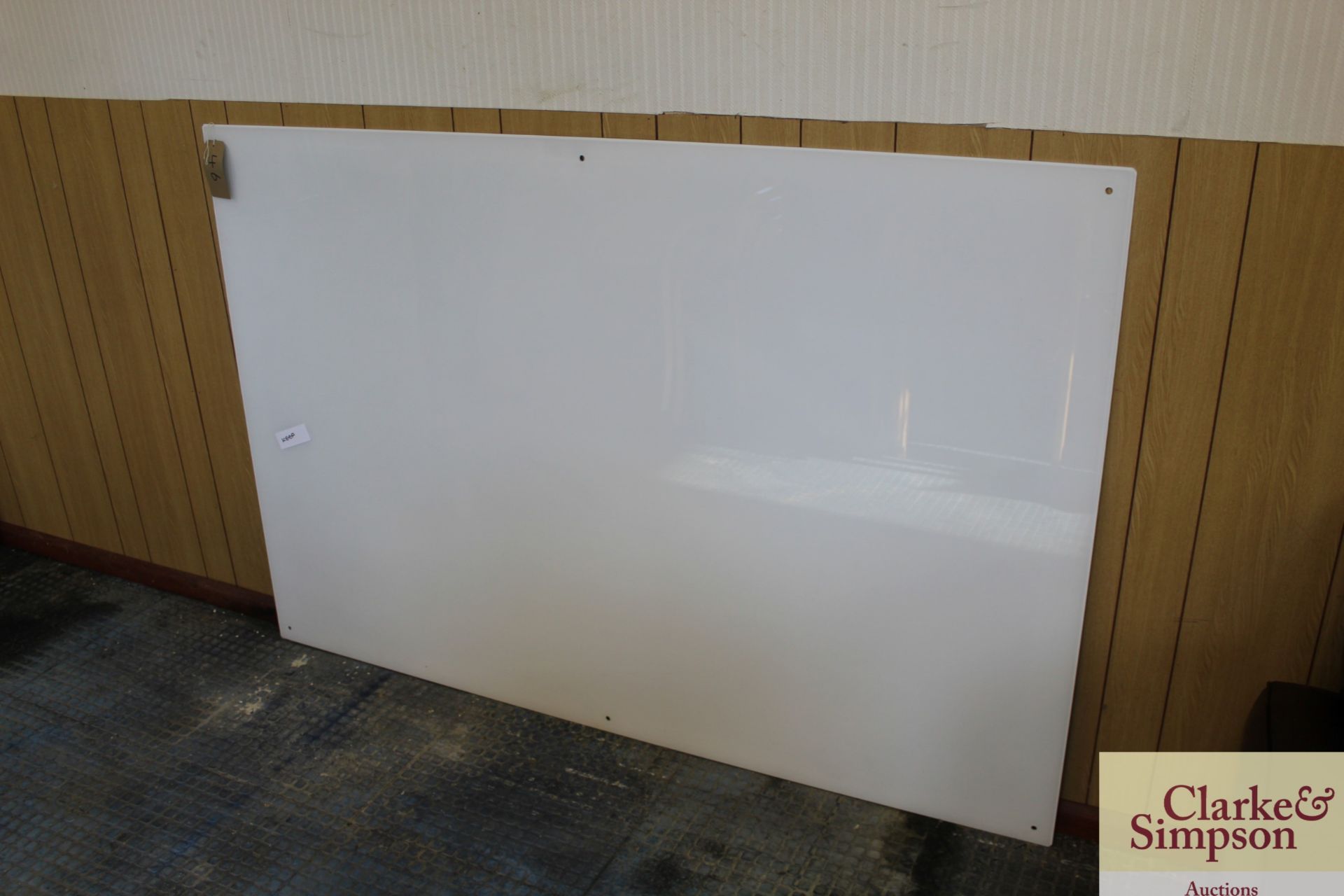 **CATALOGUE CHANGE** 1.8m x 1.2m magnetic whiteboard. - Image 2 of 2