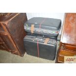 Three Samsonite suitcases