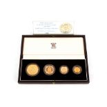 A Royal Mint 500th Anniversary of the First Gold Sovereign 1489-1989 gold proof collection,
