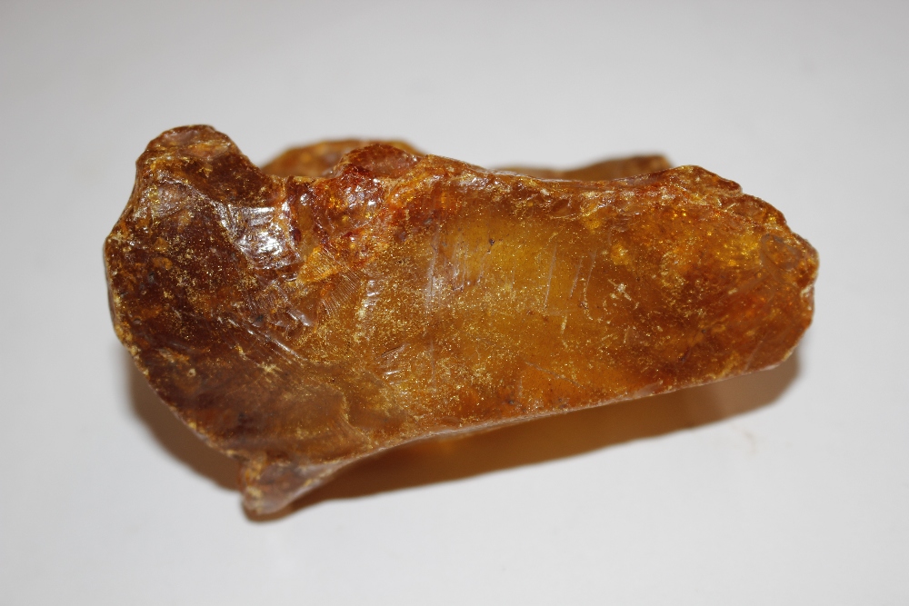 A large piece of raw amber, approx. 9cm long - Image 8 of 8